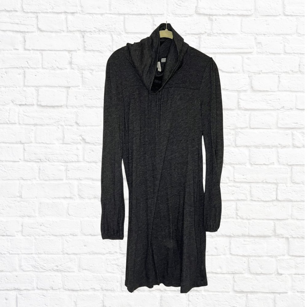 Gray turtle neck dress